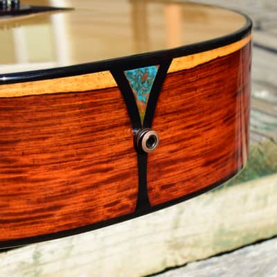 2018 TreeHouse OMZ Cutaway Acoustic Guitar | Cocobolo & Adirondack Spruce image 13