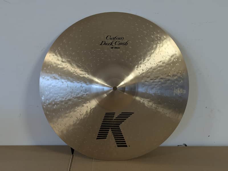 Zildjian 18" K Custom Dark Crash Cymbal 1995 - Present - Traditional image 1