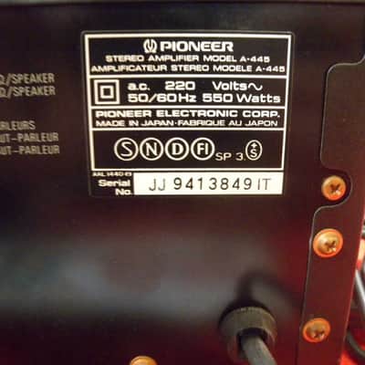 Pioneer A-445 image 3