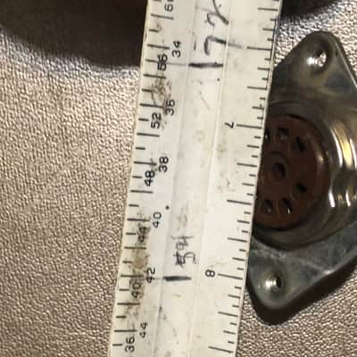 Elco Pair of Octal to Nine Pin Tube Conversion Sockets 1950’s Steel Phenolic image 1