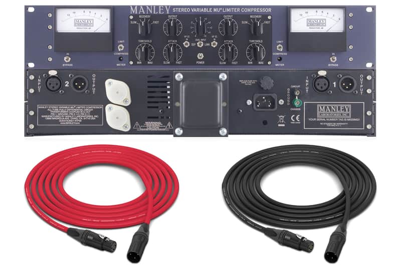 Manley Variable Mu | Stereo Compressor Limiter with T-Bar Mod image 1