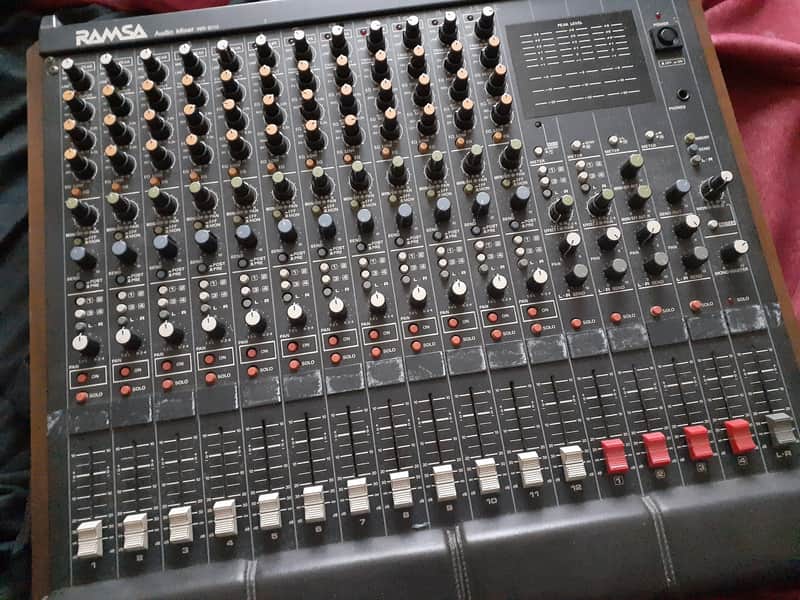 Ramsa WR-8112 circa analog mixer mixing board small format console circa 1980 vintage AS-IS image 1