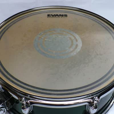 Percussion Plus 14" x 5 1/2" Snare Drum / 8 Lug / Green Sparkle Wrap image 7