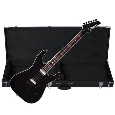 DEAN Custom 350 F Floyd electric GUITAR new Trans Black w/ HARD