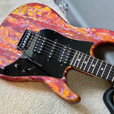 2020 James Tyler Studio Elite HD - Fire Shmear, Reverse Headstock image 4