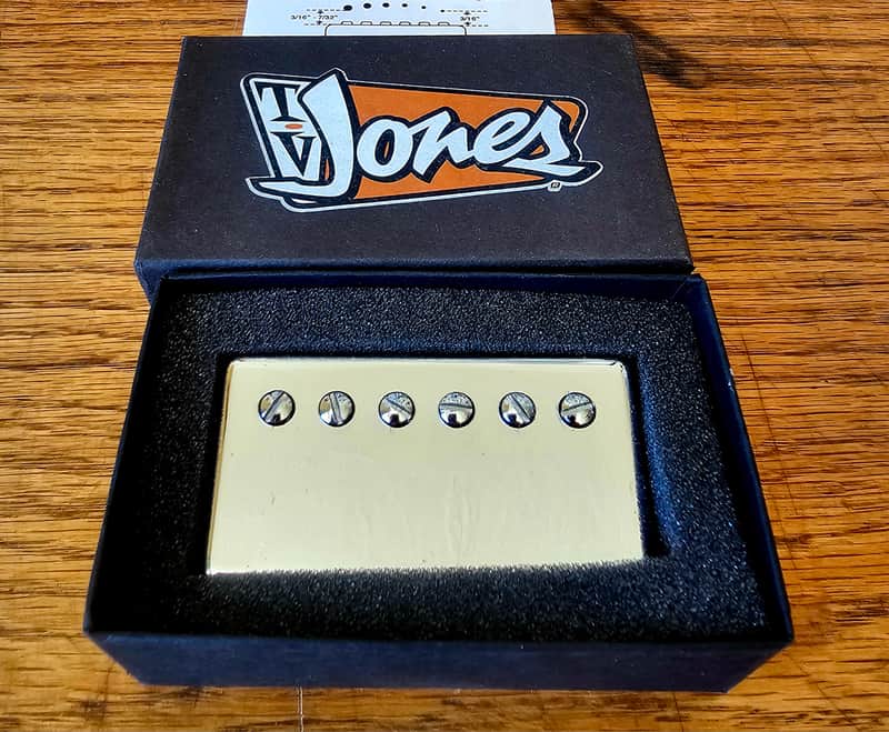 TV Jones Starwood Humbucker Neck Pickup - Chrome Cover image 1