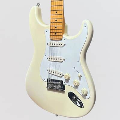 Fender American Lincoln Brewster Stratocaster USA Electric Guitar 2024 - Olympic Pearl image 3