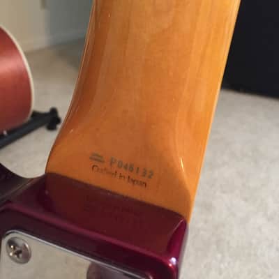 Fender '62 Reissue Precision Bass 1993 Candy Apple Red image 7