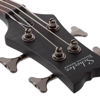 Schecter Stiletto Studio-4 See-Thru Black Satin image 11