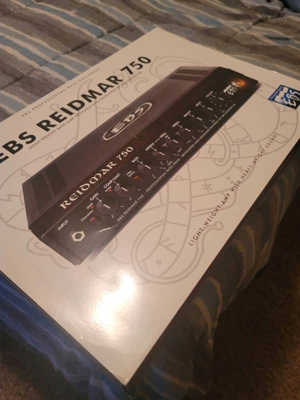 EBS Reidmar 750 Bass Amp Head – Black, 750W image 1