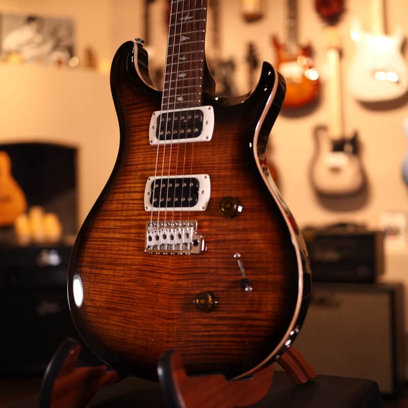 PRS SE Custom 24 - Black Gold Burst 0600 image 1
