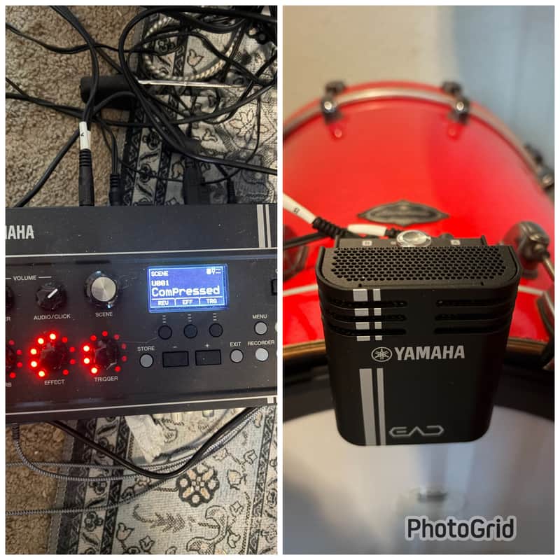 Yamaha EAD10 Drum Module with Mic and Trigger Pickup 2018 - Present - Black image 1