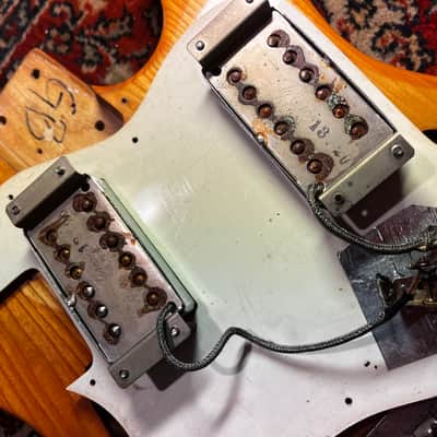 1974 Greco TE-450N Thinline Tele ... EMBOSSED Maxon PU-103 Prototype Wide-Range Humbuckers ... BAKED MAPLE FRETBOARD ... (Made In Japan Lawsuit Era) + GIGBAG image 8