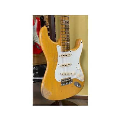 Fender Custom Shop 55 Stratocaster Heavy Relic Butterscotch blonde image 4