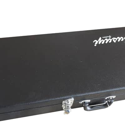 4 String Short Scale Neck Through Bass/6 String Tremolo Busuyi Double Sided, Headless Guitar Multi Scale + Hard Case image 3