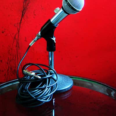 Vintage RARE 1970's Shure PE585SV / 585SAV / 585SA dynamic cardioid microphone Hi Z harp mic w accessories James Cotton image 7
