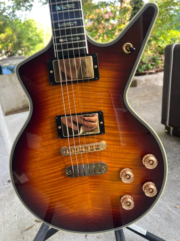 Dean USA 25th Anniversary Gold plated Cadillac 2002 - Amber Burst image 1