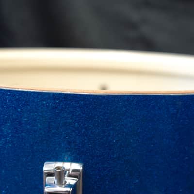 Vintage 1967 - Ludwig USA 16x16" Maple Floor Tom w/ Legs - Blue Sparkle Wrap image 18