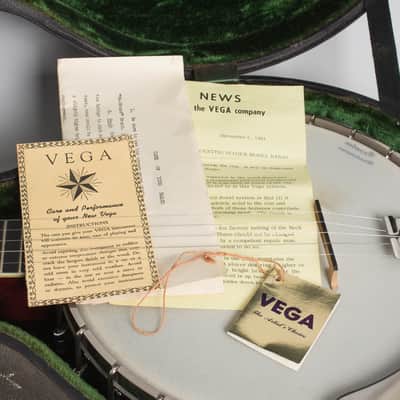Vega Pete Seeger PS-5 Model Longneck 5 String Banjo (1962), ser. #A-102771, original black hard shell case. image 12