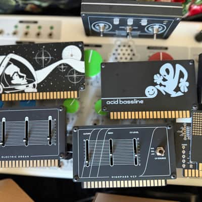 Erica Synths Bullfrog with All available options cards image 3