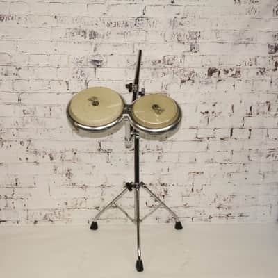 LP Giovanni Hidalgo 7" & 8.5" Shell less Bongos W/ Stand image 1