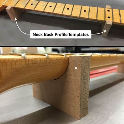 Fender Telecaster Guitar Router Template Set for Bound Top Body 1959 - late 1960s CNC Luthier Tools image 13
