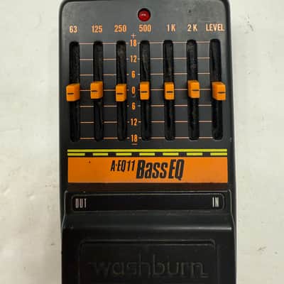 Washburn A-EQ11 Bass EQ 6-Band Equalizer Vintage Guitar Effect Pedal MIJ Japan image 2