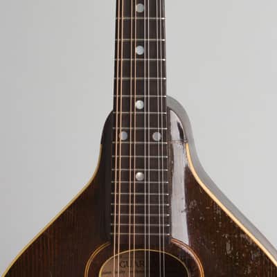 Gibson  Style A Carved Top Mandolin (1920), ser. #58513, original black hard shell case. image 8