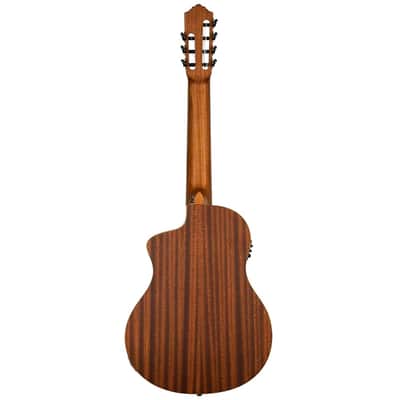 Ortega RCE133-7 Pro Solid Spruce Top Nato Neck Nylon 7-String Classical Acoustic-Electric Guitar w/Gig Bag image 5