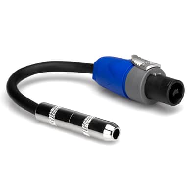 Hosa GSK-112 Speaker Adaptor 1/4" Ts - Speakon 6 inch image 4
