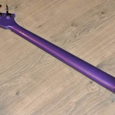1980's Burnside by Guild The Lance V Shaped Bass with Bag- METALLIC PURPLE! image 17