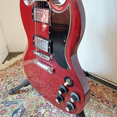 Greco SG-360 1976 Japan Wine Red Maxon U-1000 Hard case image 4
