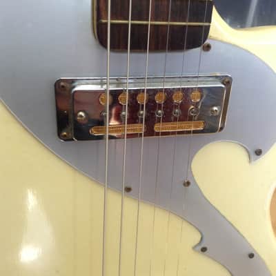 Kay 60's Japanese Dearmond Norma Greenburst 60's Cream / TV Yellow image 3