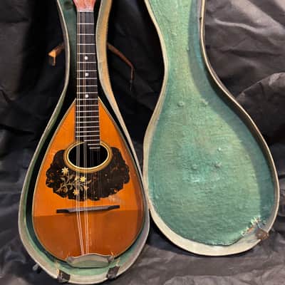 Bruno Bowlback Mandolin - Brazilian RW & Birds Eye Maple - Early 1900s - Great Player - All Org. - Case - Ships FREE!!! image 23