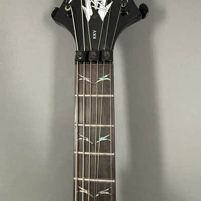 B.C. Rich Kerry King Signature KKV Tribal Flying V Black Korea image 4