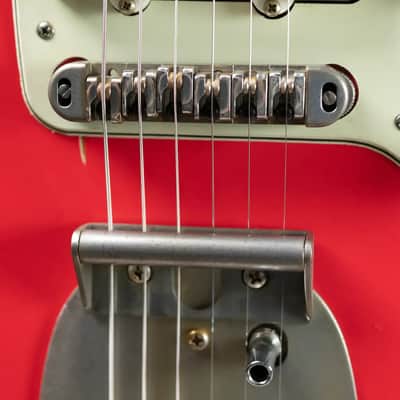 Nash JM-63 Electric Guitar - Fiesta Red over 3-Tone Burst with Hardshell Case image 16