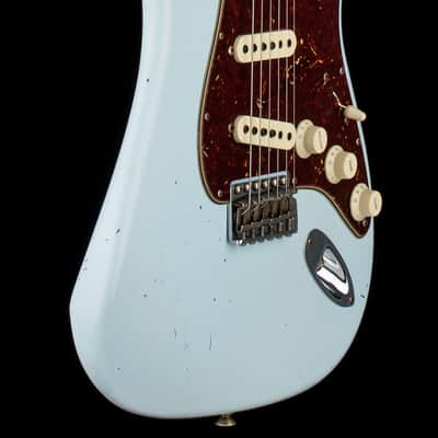 Fender Custom Shop Dennis Galuszka Masterbuilt Empire 67 Stratocaster Journeyman Relic Brazilian RW FB - Sonic Blue #25588 image 6