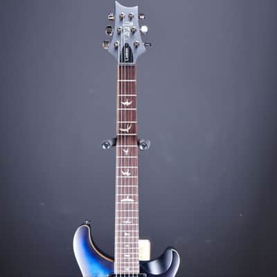 PRS SE Custom 24-08 Poplar Burl Limited Edition 2025 - Lake Blue Midnight Burst image 5