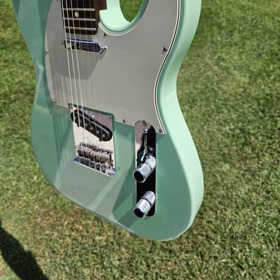Fender Limited Edition FSR American Standard Telecaster with All Rosewood Neck 2016 Surf Green w/ Hard Case image 9