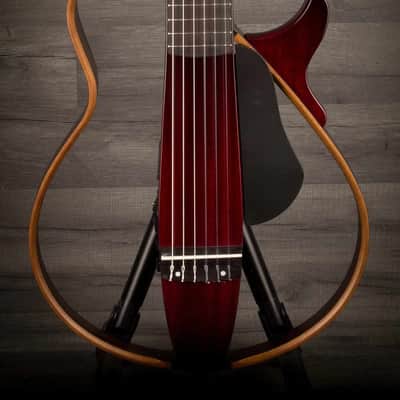 Yamaha SLG200N Silent Nylon String Crimson Red Burst image 3