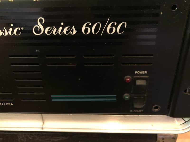Peavey classic stereo tube power amp 60/60c 1990's ? - black image 1