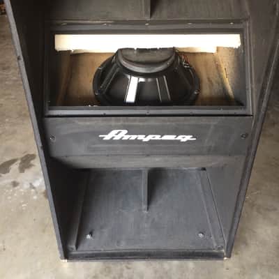 Ampeg Classic V-4BH 2x15 Folded Cone Bass Cabinet Black image 6