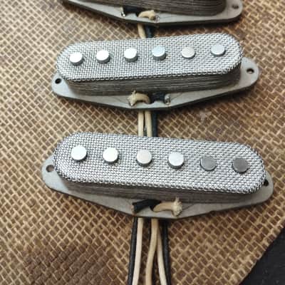 Celentano pickups INOX mesh loaded pickguard 2025 - BRASS image 1