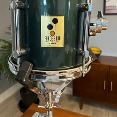 Sonor Force 3000 10”x9” mounted tom 1990-1996 - Metallic Green image 1