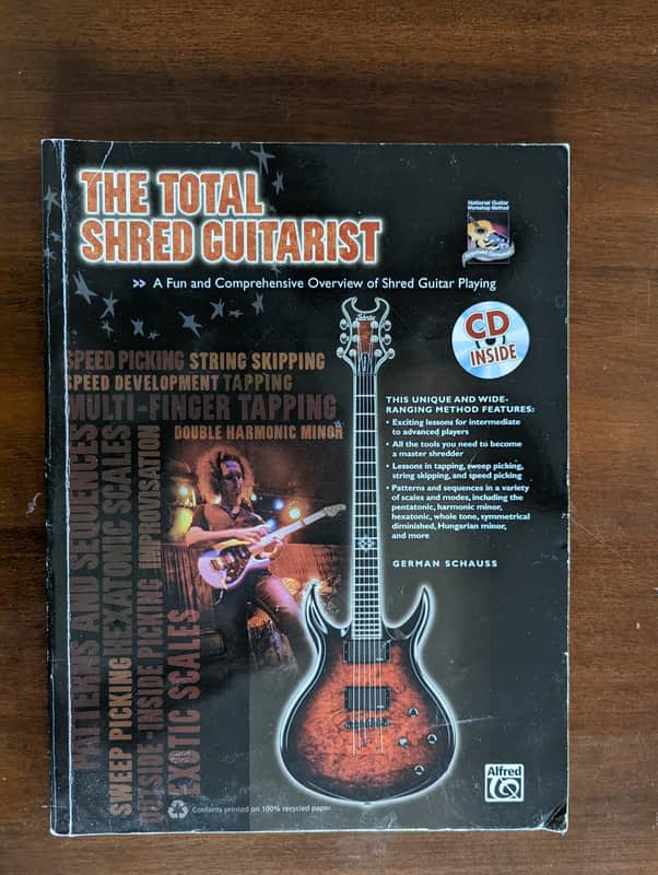 The Total Shred Guitarist - Very Rare By by German Schauss 2010 image 1