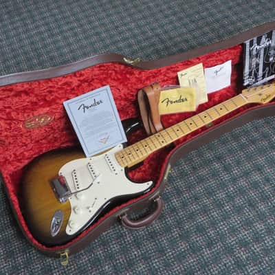 2004 Fender Custom Shop Masterbuilt 50th Anniversary 54 Stratocaster Two-Color Sunburst Relic Chris 'CW' Fleming! w/OHSC&COA image 10
