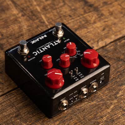 NuX NDR-5 Verdugo Series Atlantic Delay/Reverb 2018 - Black/Red image 3
