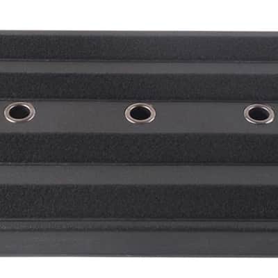 Guitar Pedal Board High-Hardness PE Pedal Board with Compartment 11 Hole Storage Power Cord Lightweight Pressure and Drop Resistance Pedal Boards for Guitars image 4