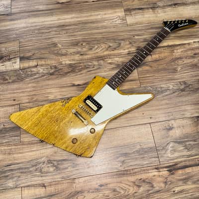 Carlino Nielsen Korina single humbucker EX #8 2019 - Korina relicd image 2