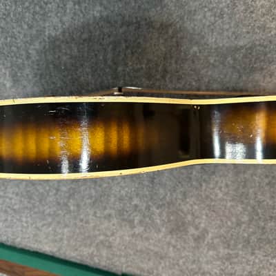 Harmony H1215 Archtone 1944 - 1971 - Dark Brown Sunburst image 8